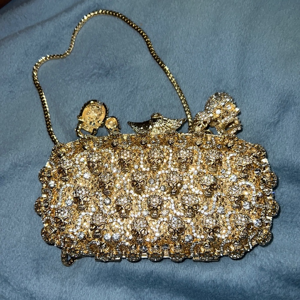 Beautiful skull clutch